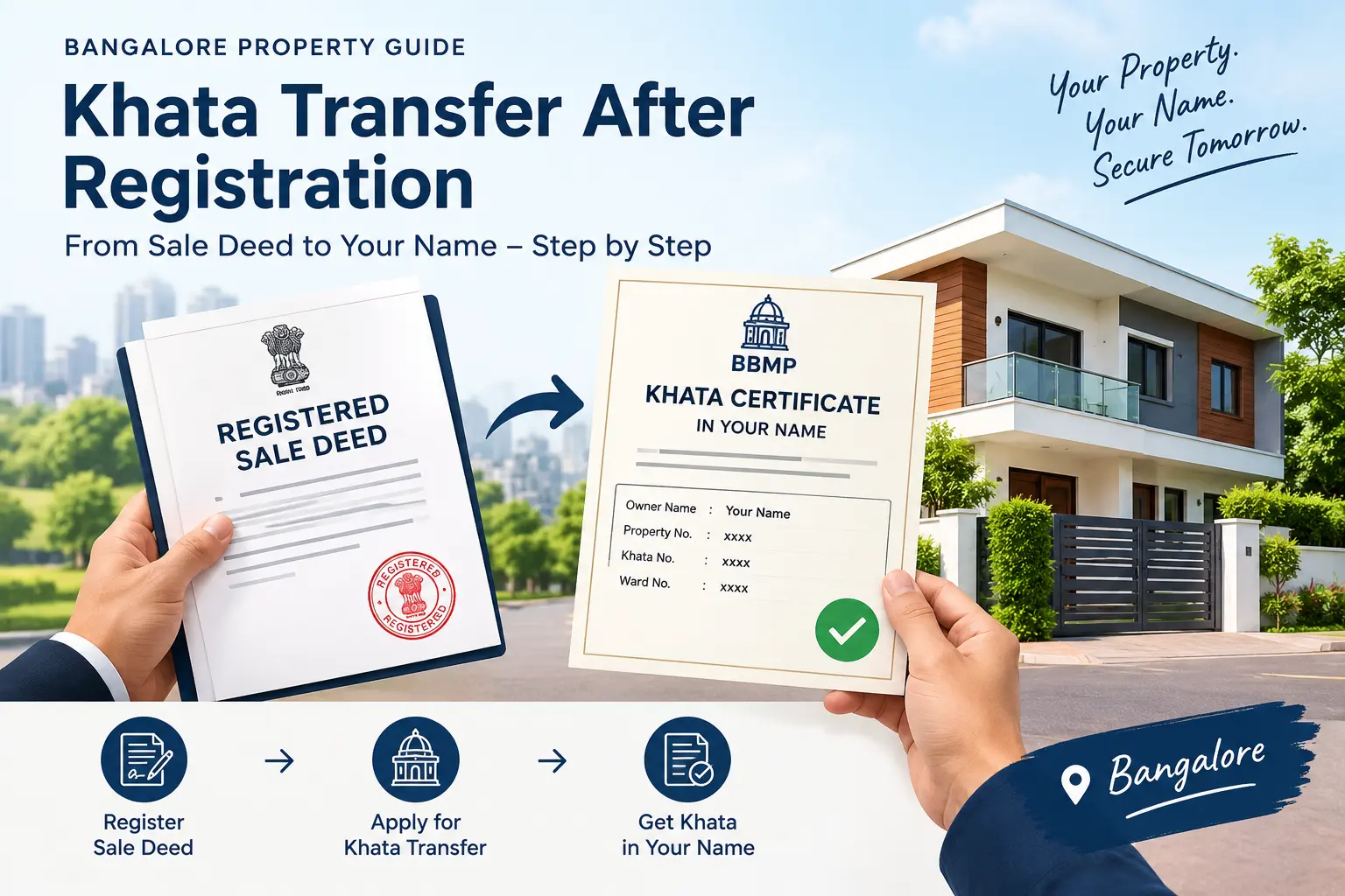 Khata transfer after registration in Bangalore